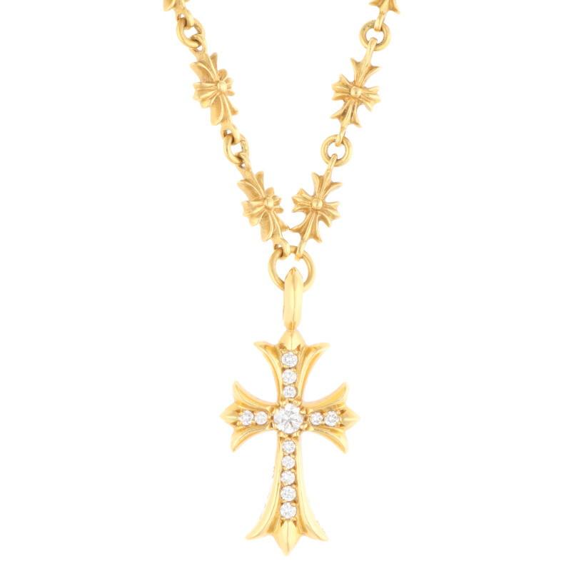 CHROME HEARTS クロムハーツ ネックレス 22K タイニーEファット CHROME HEARTS クロムハーツ ネックレス 22K タイニーEファット