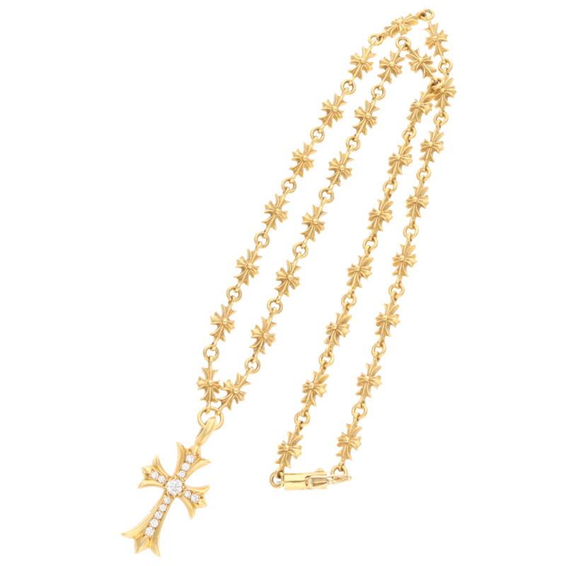 CHROME HEARTS クロムハーツ ネックレス 22K タイニーEファット CHROME HEARTS クロムハーツ ネックレス 22K タイニーEファット