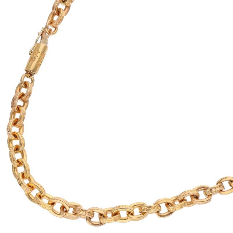 CHROME HEARTS（クロムハーツ） サイズ:20inch 22K PAPER CHAIN 20