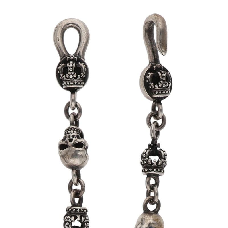 ジャスティンデイビス SNJ126 SKULL DIVINE スカルクラウンシルバー