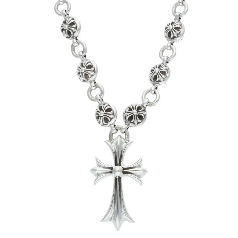 割引中！クロムハーツ シルバーネックレス CHROME HEARTS クロムハーツ #2 CRSBL CHN SML CH CRS クロス