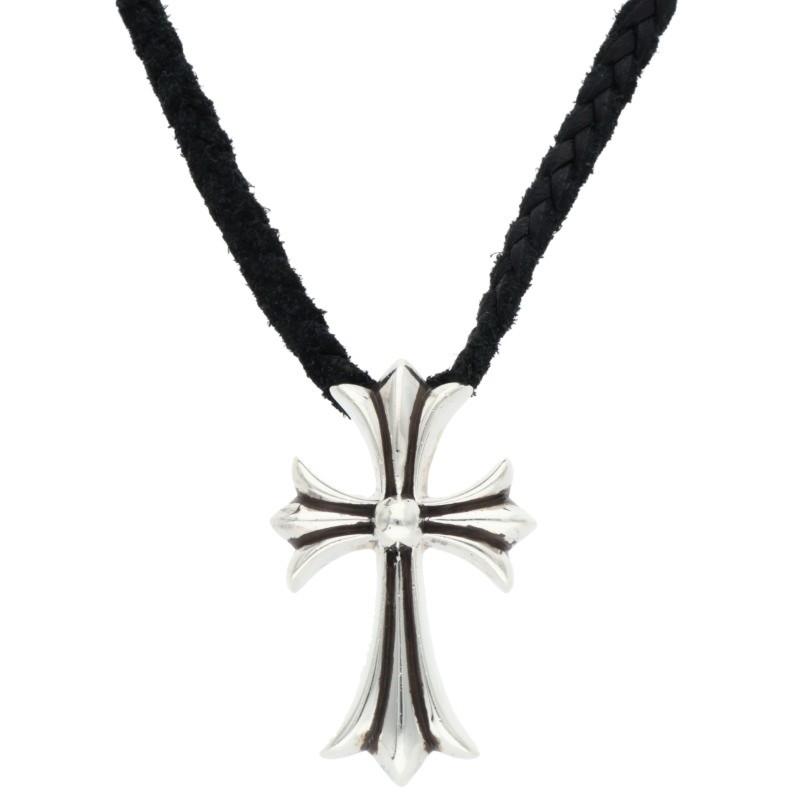 クロムハーツ  CH CRS SML BC/スモールCHクロスボロチップ Wボロチップ/シルバーネックレス メンズ CHROME HEARTS（クロムハーツ） ネックレス CH CRS SML BC スモールCH
