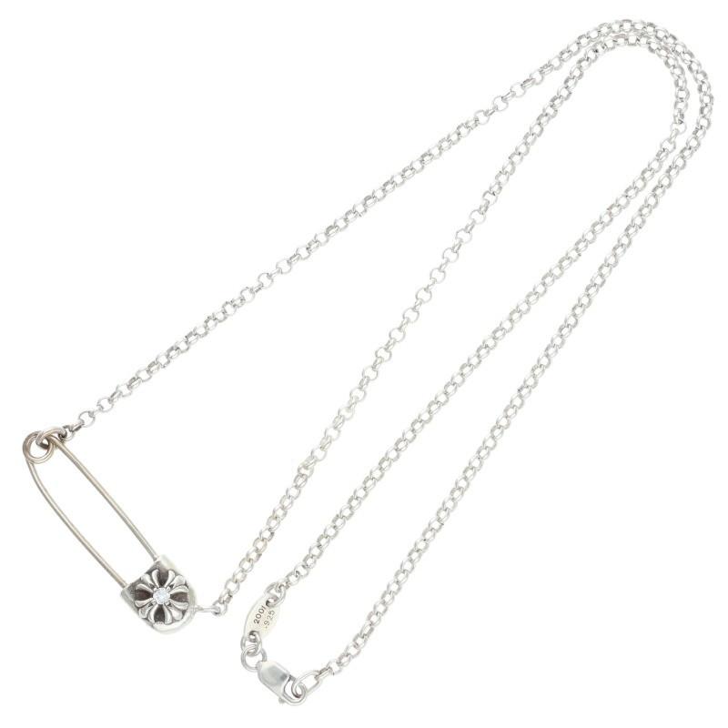 CHROME HEARTS（クロムハーツ） ネックレス サイズ:18inch SAFETY PIN 