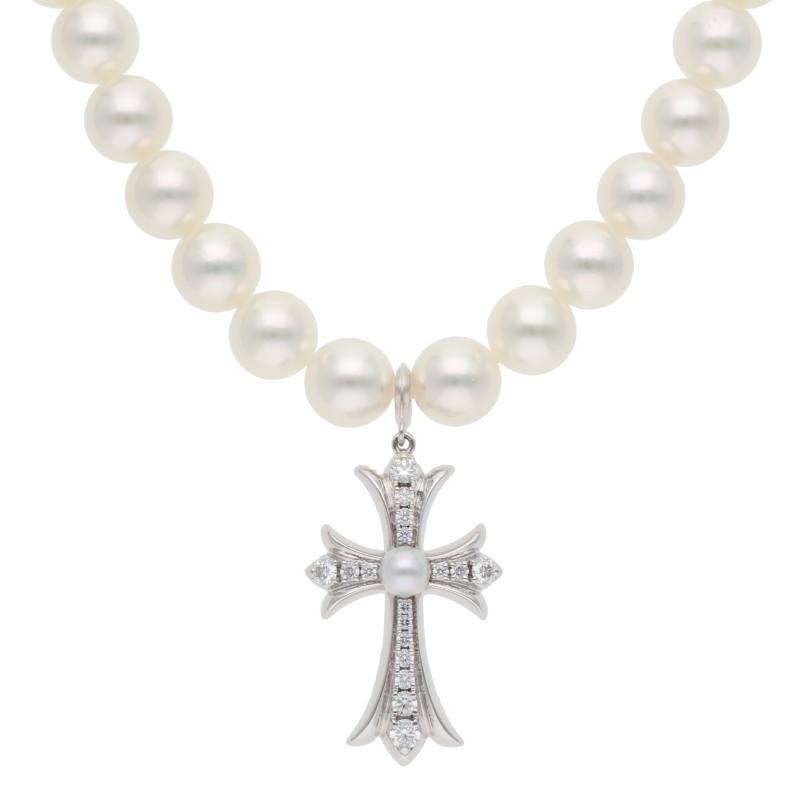 CHROME HEARTS（クロムハーツ） ネックレス ミキモト NECKLACE PEARL