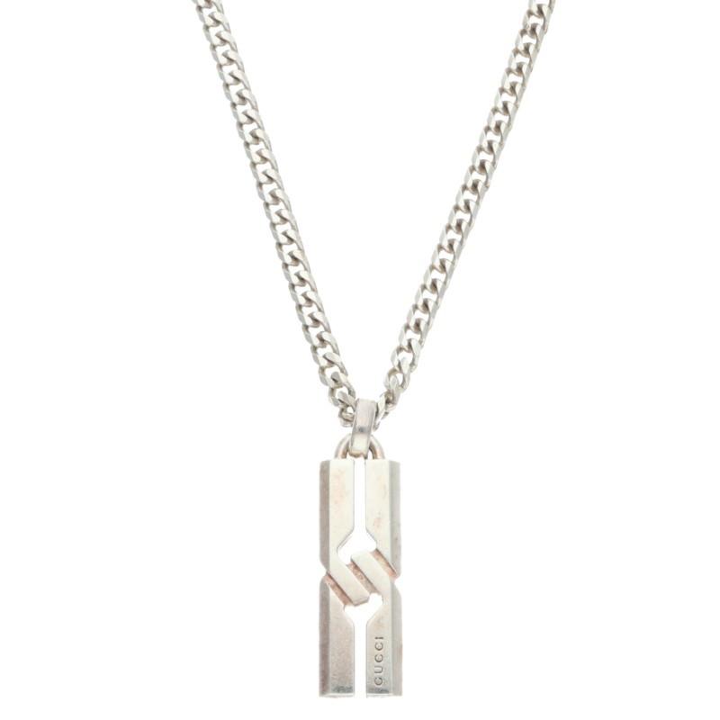 GUCCI（グッチ） ノット インフィニティ シルバーネックレス 中古 BS99
