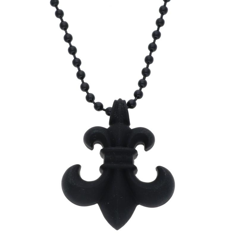 CHROME HEARTS（クロムハーツ） ネックレス RUBBER BS FLUER ラバー