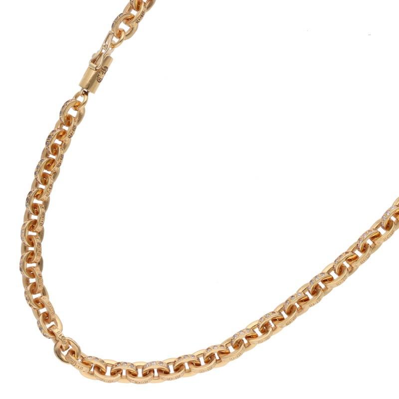 CHROME HEARTS（クロムハーツ） サイズ:18inch 22K PAPER CHAIN P D 18