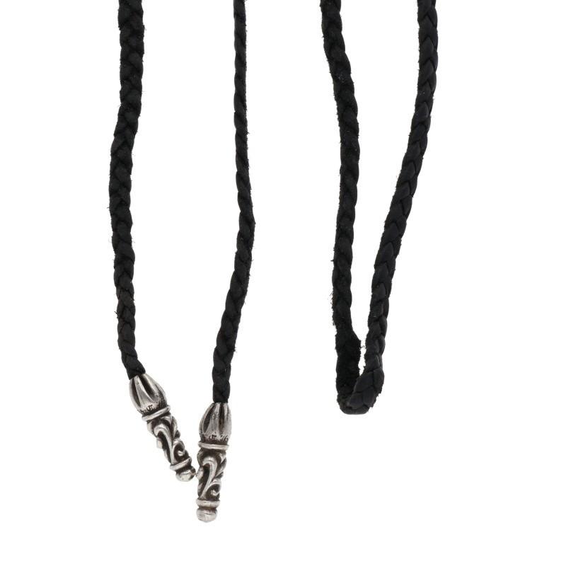 CHROME HEARTS（クロムハーツ） LEATHER BRAID スクロールレザー 
