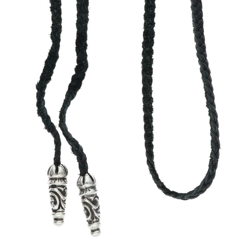 CHROME HEARTS（クロムハーツ） ネックレス LEATHER BRAID ラージ