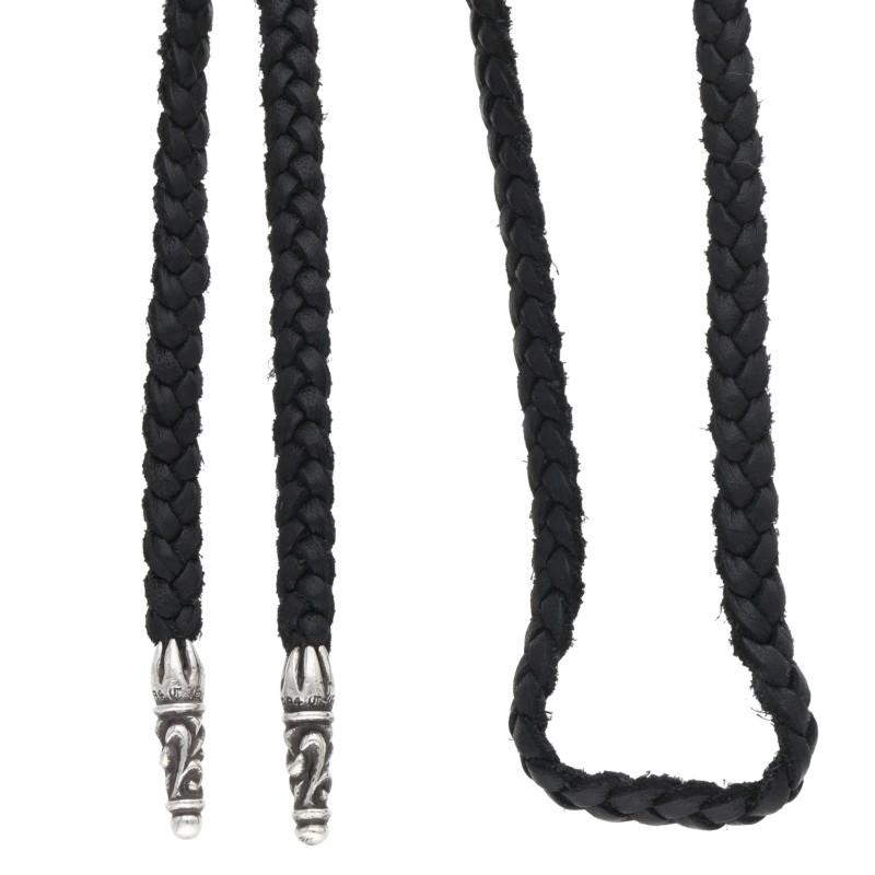 CHROME HEARTS（クロムハーツ） LEATHER BRAID スクロールレザー 