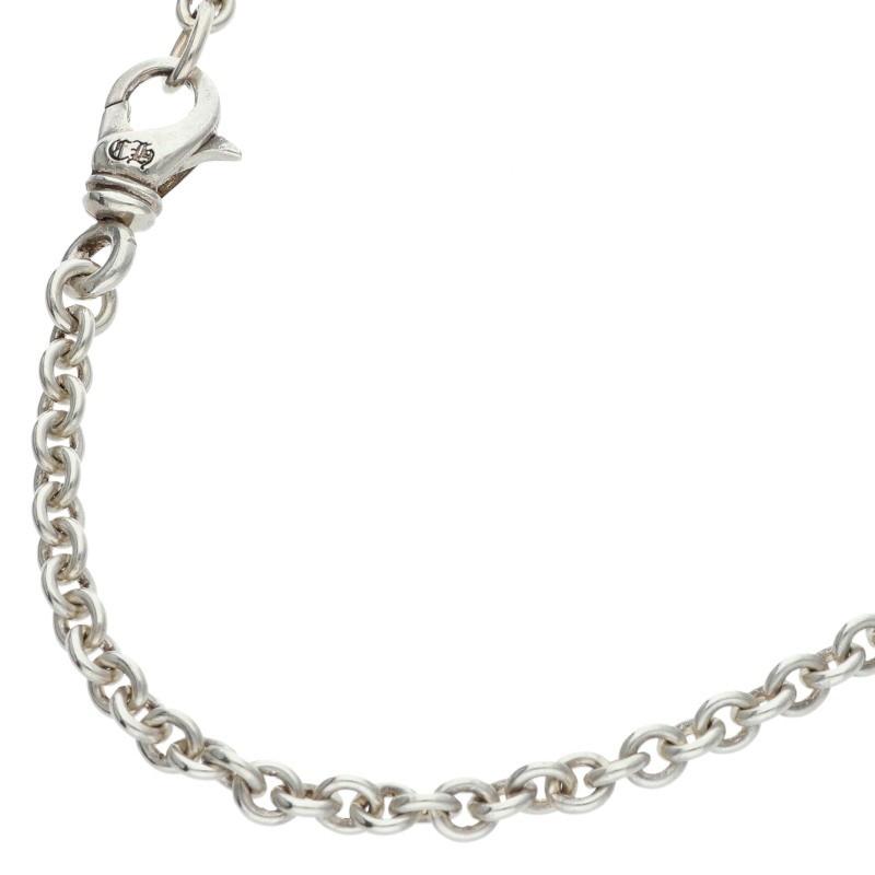 chrome heart シルバー ネックレス ポーチ付き 18インチ　新古品 CHROME HEARTS（クロムハーツ） 18inch NE CHAIN 18 NEチェーン18inch