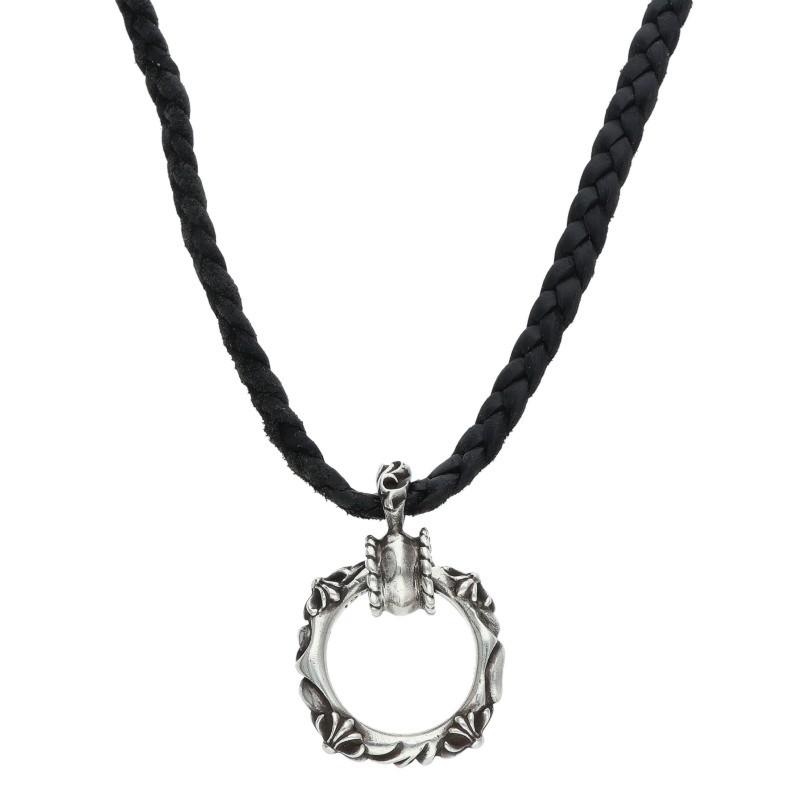 クロムハーツSBT アイウェアループ バンドレザーブレードネックレス　正規品 CHROME HEARTS（クロムハーツ） ネックレス EWLP SBTBAND モチーフアイ