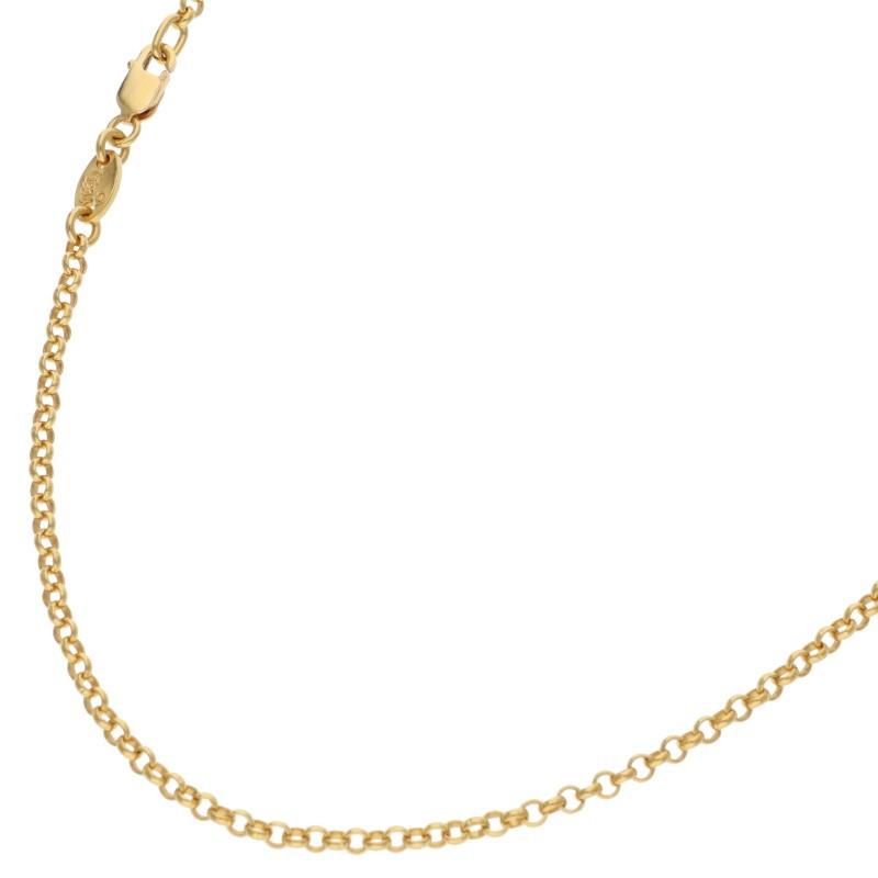 CHROME HEARTS クロムハーツ（原本有） ネックレス 22K NECKCHAIN R16 ネックチェーン ロールチェーン 16inch 16インチ  ゴールド系【中古】 CHROME HEARTS（クロムハーツ） ネックレス 16inch 22K NECKCHAIN R16