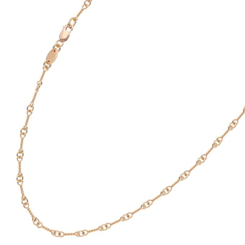 クロムハーツ  22K NECKCHAIN T18/ツイストチェーン18inch ゴールドネックレス メンズ 18inch CHROME HEARTS（クロムハーツ） 18inch 22K NECKCHAIN T18 ツイスト