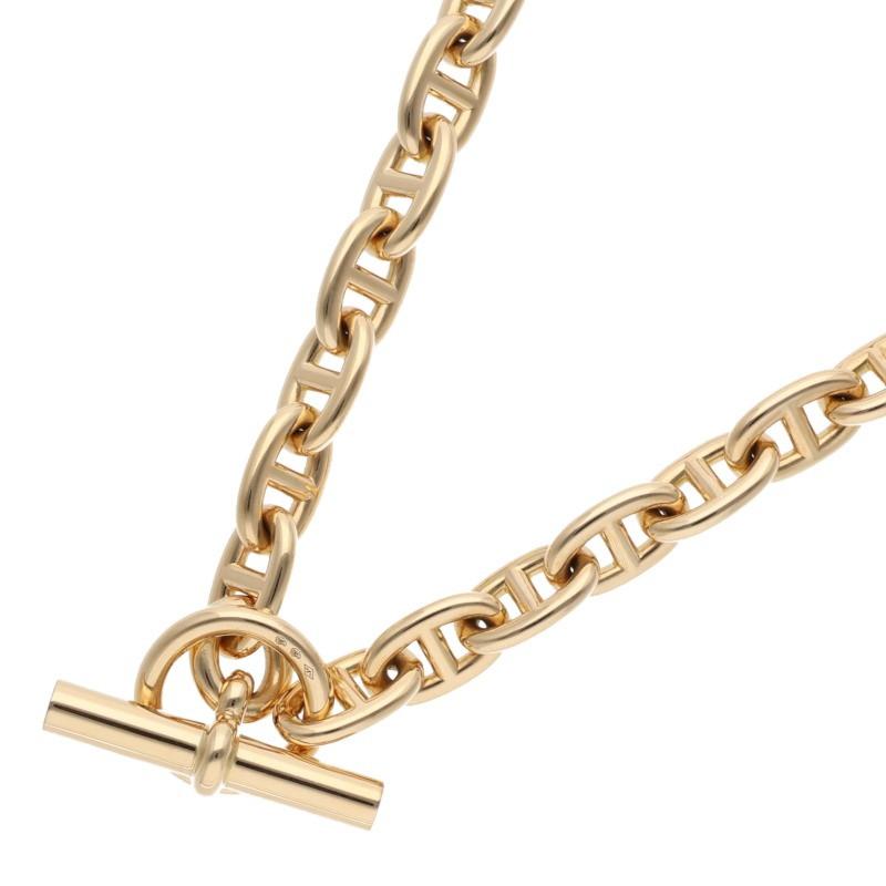 HERMES（エルメス） サイズ:MM 18K Chaine d'Ancre K18YG