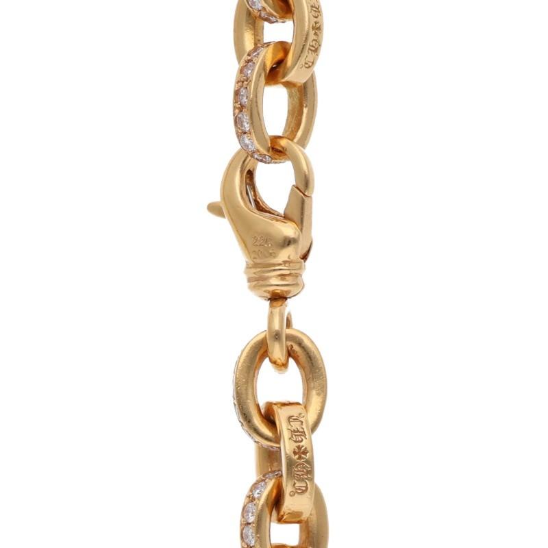 CHROME HEARTS（クロムハーツ） サイズ:20inch 22K PAPER CHAIN LRG