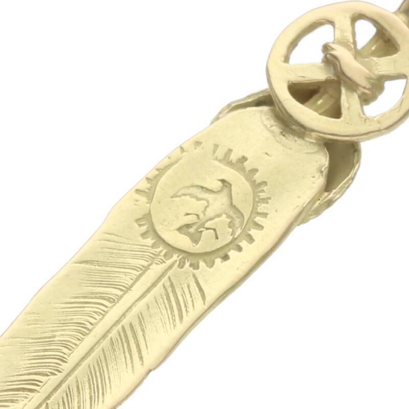 大注目 ネックレストップ ゴローズ ゴローズ Os06 中古 ネックレストップ サイズ 小 小 全金ハートホイールフェザー Goro S メンズアクセサリー Www Reinnec Cl