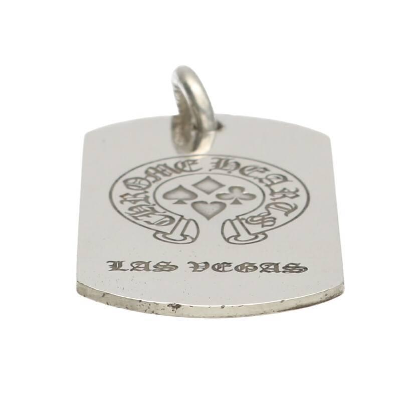 人気満点 Hearts Chrome クロムハーツ ネックレストップ クロムハーツ D Sj02 中古 ラスベガス限定ラージドッグタグネックレストップ Large Ltd ラージドッグタグ Lrg メンズアクセサリー
