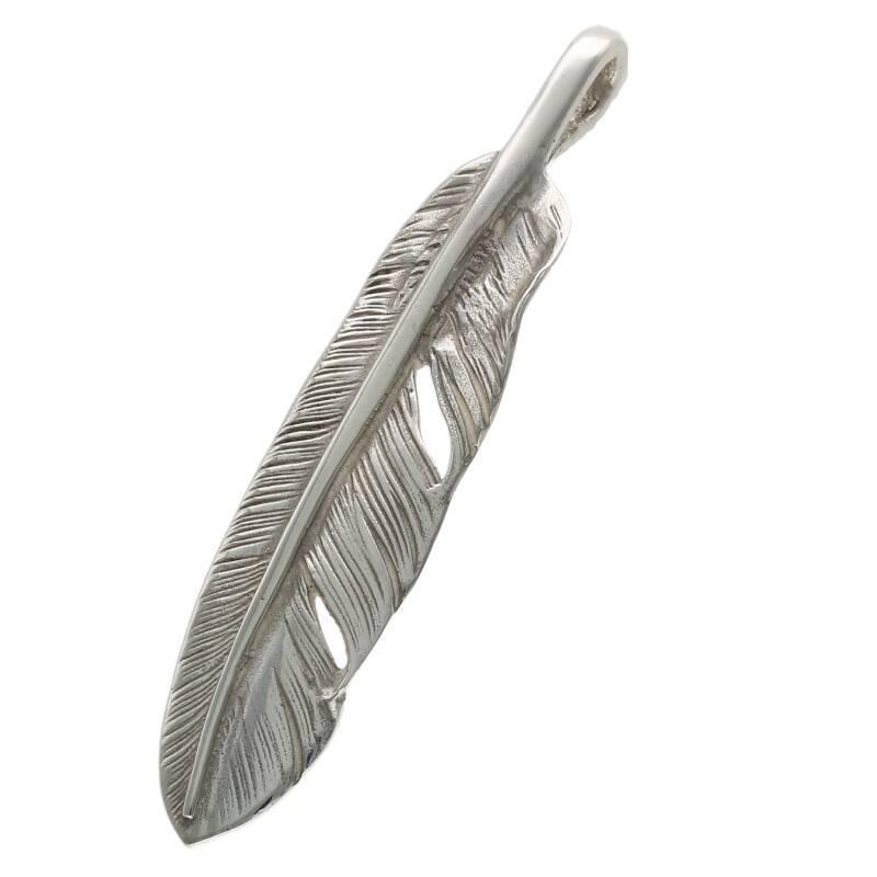 在庫あり サイズ 中 左向き 中 Svフェザー Goro S ゴローズ ネックレストップ ゴローズ ネックレストップ Sb01 中古 メンズアクセサリー Headshotsbar Com