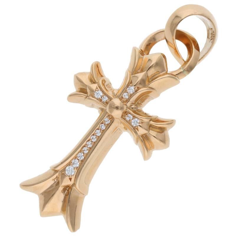 CHROME HEARTS クロムハーツ ネックレストップ 22K ダブルCH CHROME HEARTS クロムハーツ ネックレストップ 22K ダブルCH