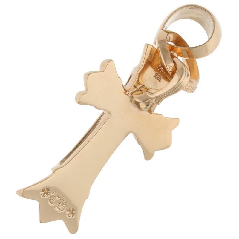 CHROME HEARTS クロムハーツ ネックレストップ 22K ダブルCH CHROME HEARTS クロムハーツ ネックレストップ 22K ダブルCH
