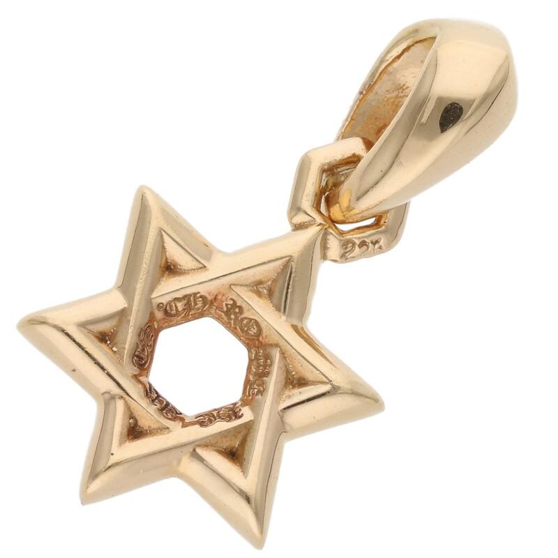 CHROME HEARTS クロムハーツ ネックレストップ 22K スターオブダビデ 