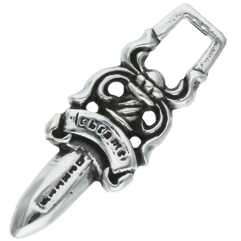 【上品】 CHROME HEARTS #5 ZIP1 #5DAGGER ネックレストップ クロムハーツ ペンダントトップ、チャーム