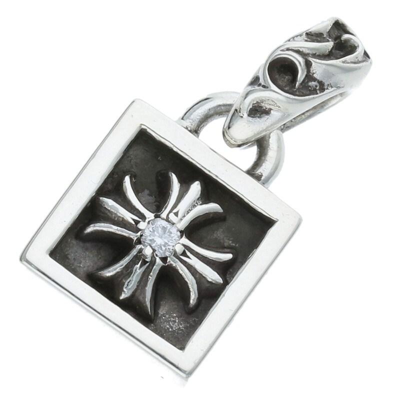 CHROME HEARTS クロムハーツ ネックレストップ FRAMED CH PLUS CHROME HEARTS クロムハーツ ネックレストップ FRAMED CH PLUS