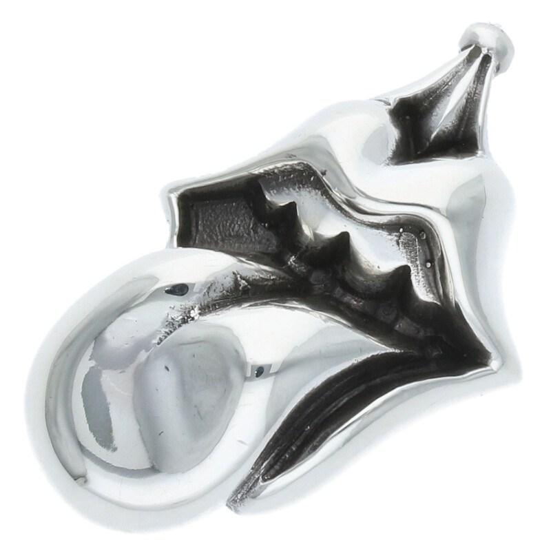 CHROME HEARTS クロムハーツ ネックレストップ LIPS TONGUE CHROME HEARTS クロムハーツ ネックレストップ LIPS TONGUE