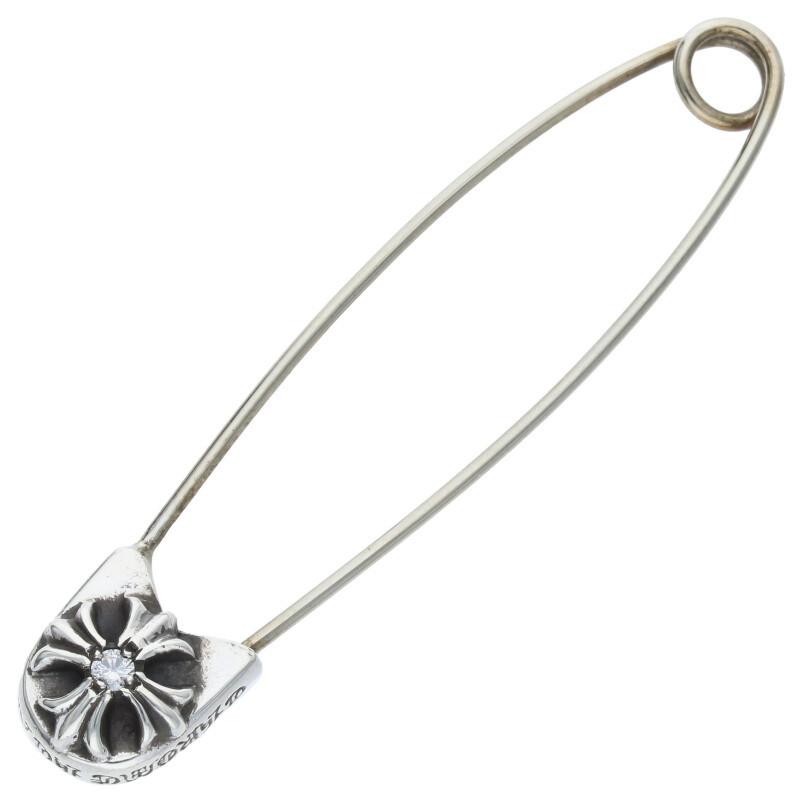 CHROME HEARTS クロムハーツ SAFETY PIN ダイヤ ラージ CHROME HEARTS（クロムハーツ） ネックレストップ SAFETY PIN L 1DIA 1