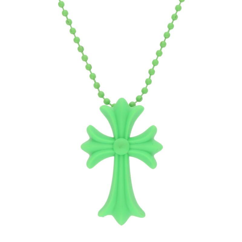 CHROME HEARTS（クロムハーツ） ネックレス FNO RUBBER CH CRS SML