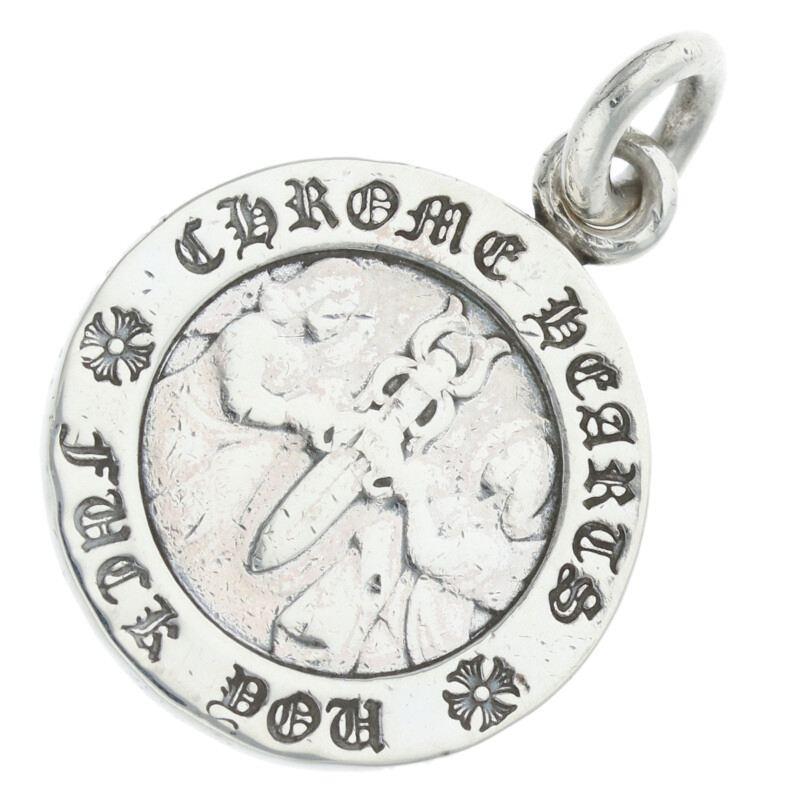 クロムハーツ CHRM ANGL MDL/エンジェルメダルチャーム V1/シルバー