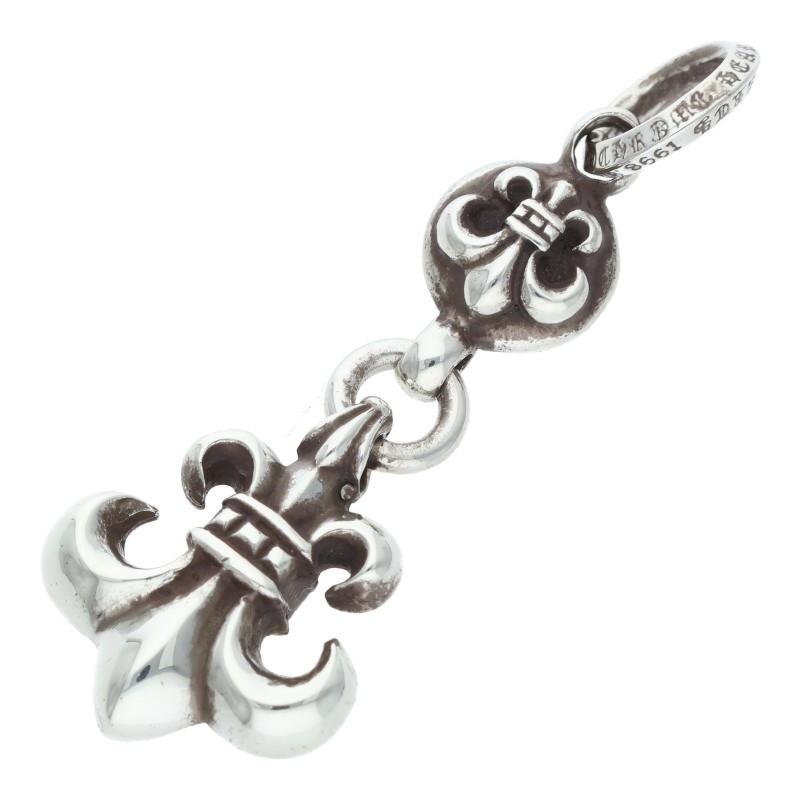 鑑定済★クロムハーツ　1ボールBSフレアチャーム ネックレストップ クロムハーツ（Chrome Hearts）ペンダント 1ボール BSフレア チャーム