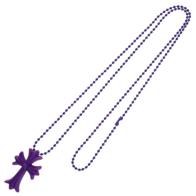 CHROME HEARTS クロムハーツ ネックレストップ RUBBER CH CRS SML