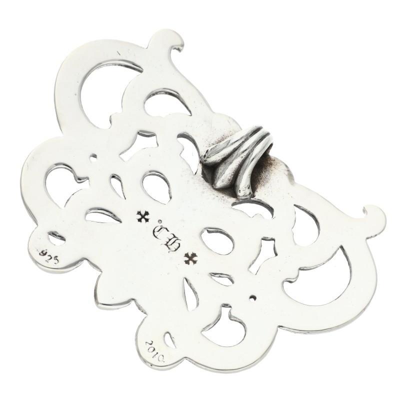 クロムハーツ  PDT CH+KH/バタフライ シルバーネックレストップ メンズ CHROME HEARTS（クロムハーツ） ネックレストップ PDT CH+KH