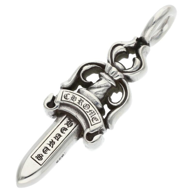 クロムハーツ ダブルダガー ネックレストップ シルバー CHROME HEARTS クロムハーツ DOUBLE DAGGER ダブルダガー