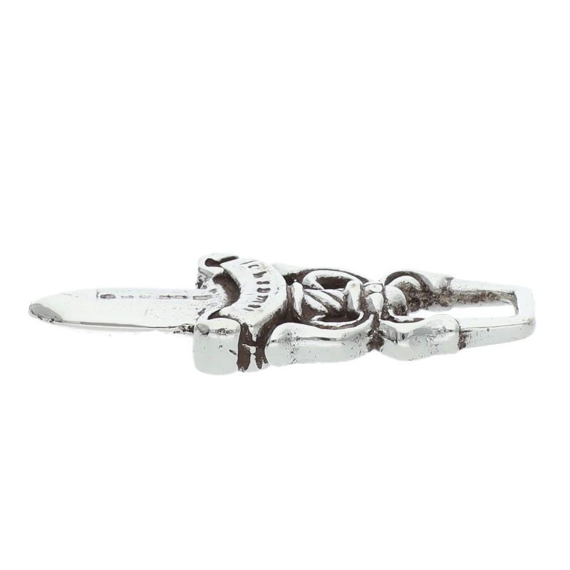 クロムハーツ #5DAGGER ZIP1 #5ダガーチャーム シルバーネックレストップ 中古 HJ12_4