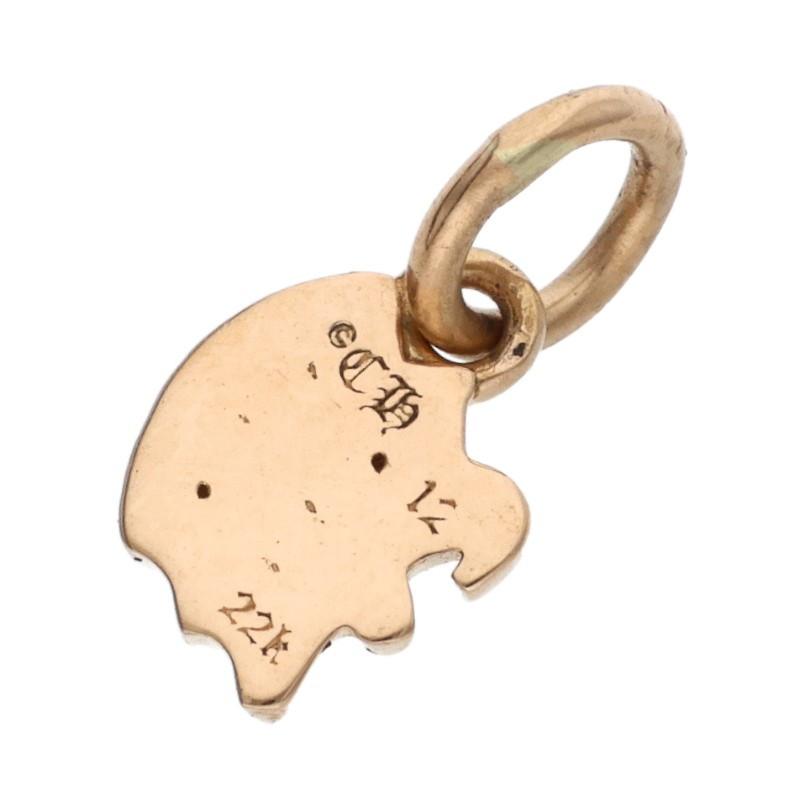Chrome Hearts アルファベット　スタック　チャーム　トップ　22k CHROME HEARTS（クロムハーツ） ネックレストップ 22K STACK ALPHABET