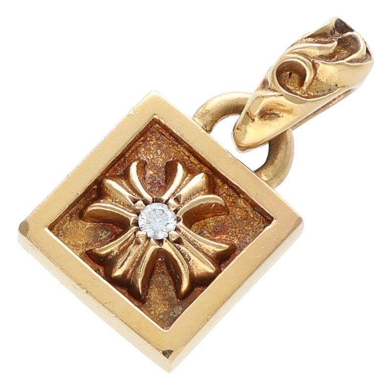 CHROME HEARTS（クロムハーツ） ネックレストップ 22K FRAMED CH PLUS