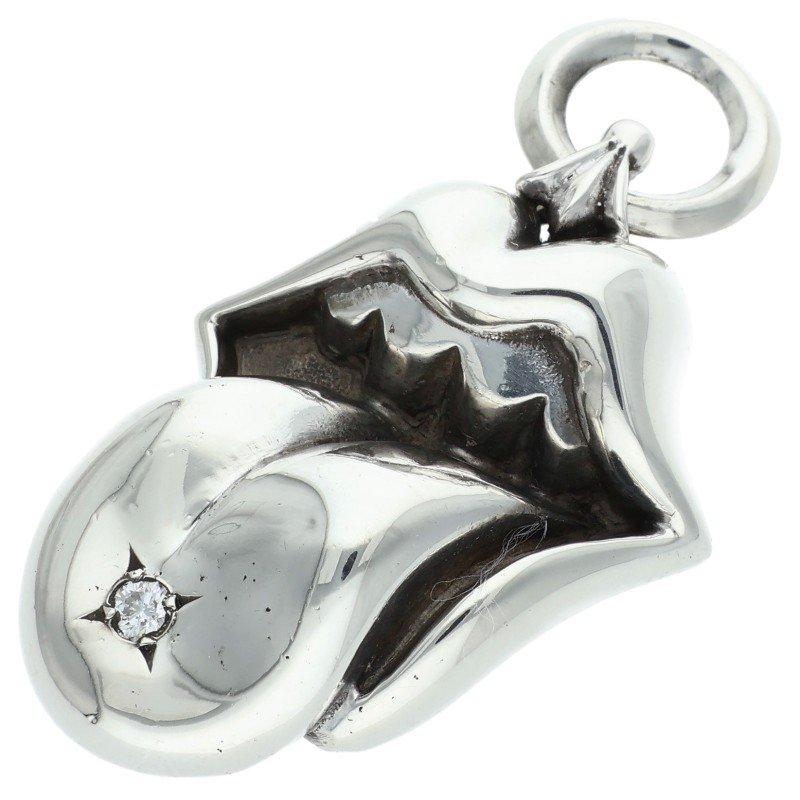 CHROME HEARTS（クロムハーツ） LIPSTONGUE PENDANT 1DIA リップアンド