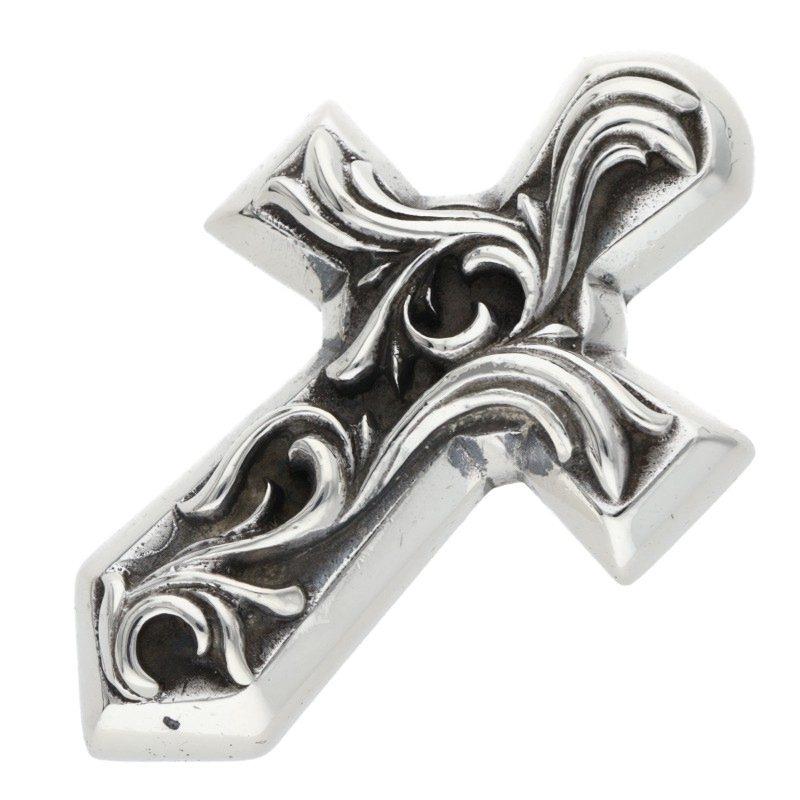 CHROME HEARTS バルカンクロス スモール ペンダントトップ シルバー CHROME HEARTS（クロムハーツ） VULCAN CROSS SM スモールバルカン