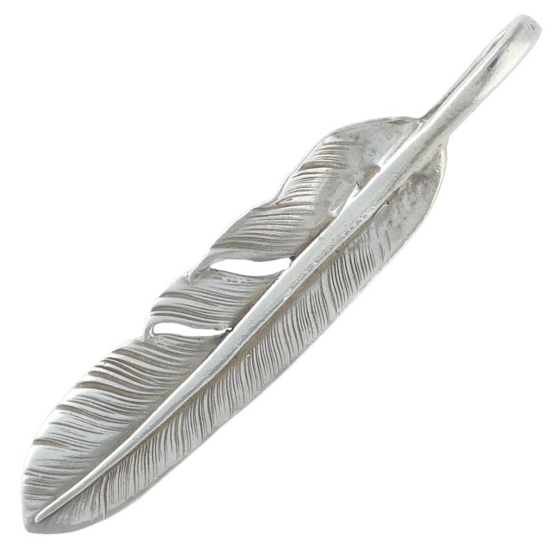 goro's（ゴローズ） サイズ:大 SVフェザー 大 右向き ネックレストップ