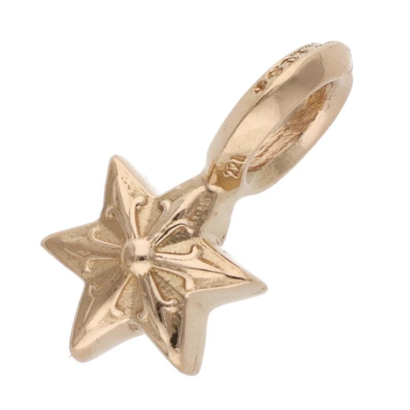 Chrome Hearts 22K STACK STAR V2ゴールドネックレス CHROME HEARTS（クロムハーツ） ネックレストップ 22K STACK STAR V2
