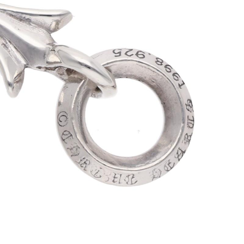クロムハーツ タイニークロス シルバーネックレスチャーム CHROME HEARTS（クロムハーツ） TINY CH CROSS タイニーCHクロス