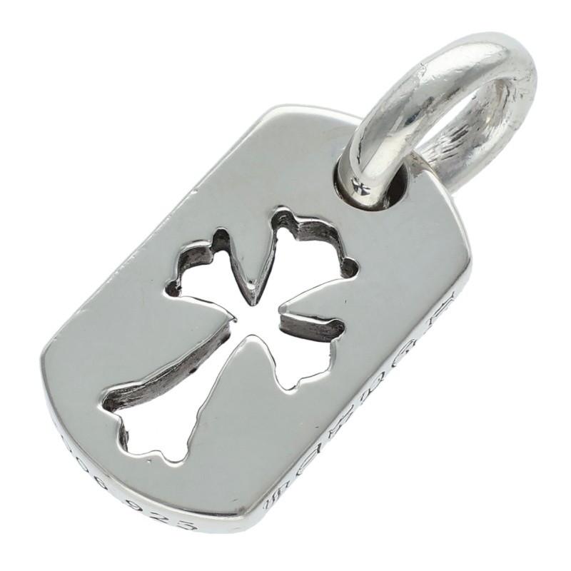 クロムハーツDT TNY CO CRS タイニーカットアウトクロスドッグタグ CHROME HEARTS（クロムハーツ） DT TNY CO CRS タイニーカットアウト