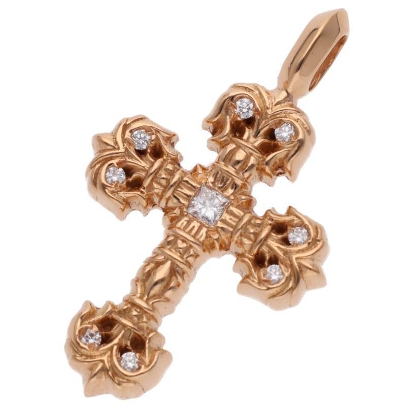 CHROME HEARTS（クロムハーツ） 22K CHARM FILIGREE TINY P DMND