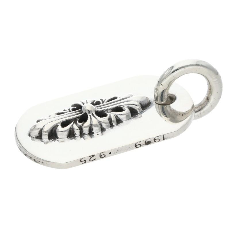クロムハーツ RAISED DOGTAG レイズドドッグタグ チャーム シルバー 