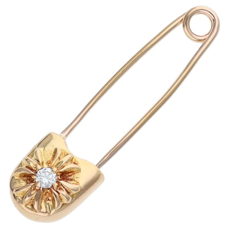 クロムハーツ22kセーフティピンスモール1ダイヤ CHROME HEARTS クロムハーツ 22k セーフティピン 純正ダイヤ 18インチ アクセサリー
