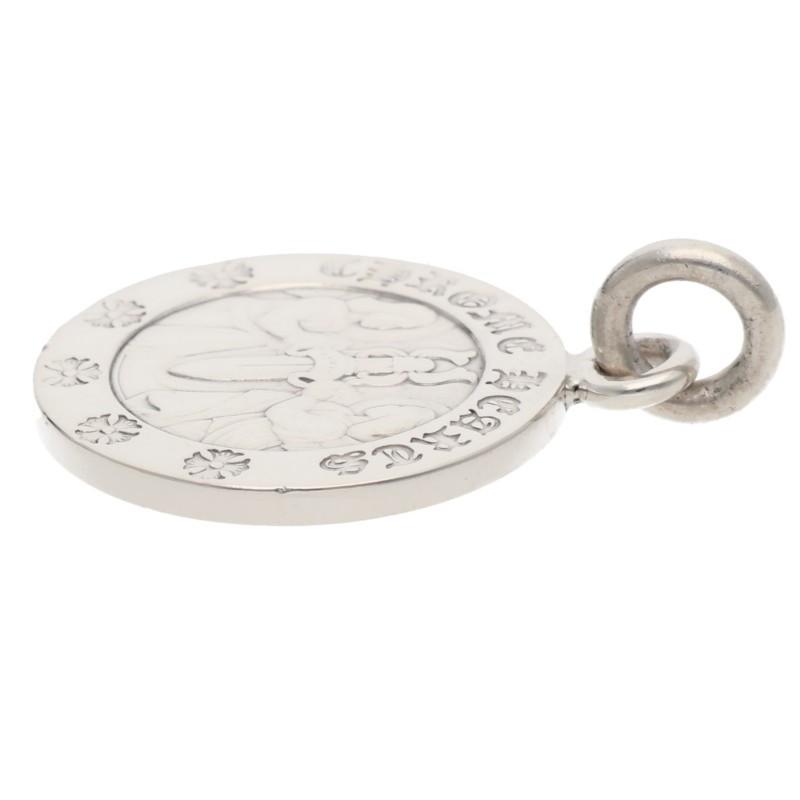 クロムハーツ TFLメダルシルバーネックレストップメンズ CHROME HEARTS（クロムハーツ） ネックレストップ CHRM ANGL MDL