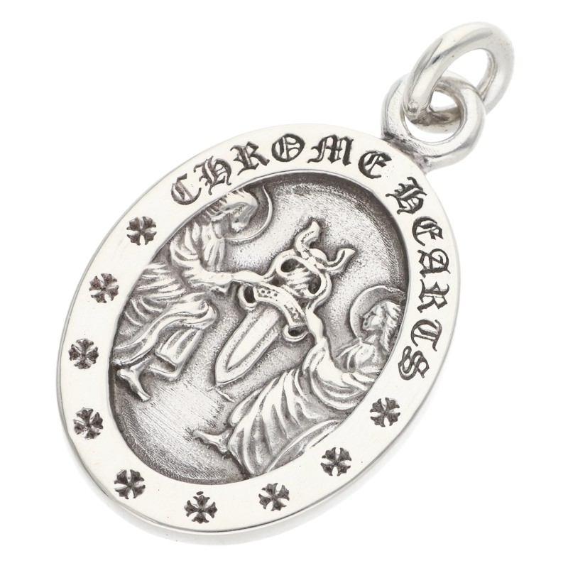 CHROME HEARTS（クロムハーツ） ネックレストップ ANGEL MEDAL OVAL